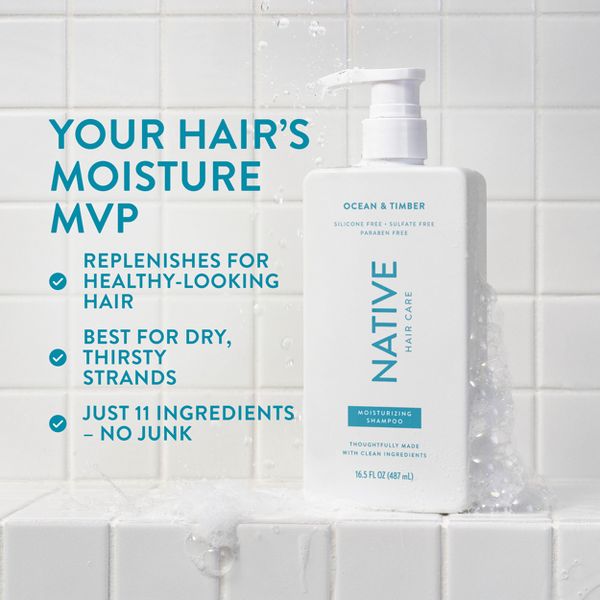 Native Ocean Timber Moisturizing Shampoo - 16.5 fl oz