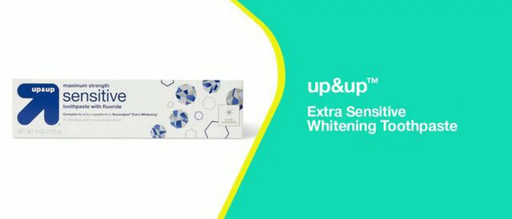 Extra Sensitive Fluoride Anti-Cavity Whitening Toothpaste - Mint - 4oz - up&up™