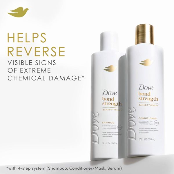 Dove Beauty Bond Strength Peptide Complex Hair Care Shampoo - 12 fl oz
