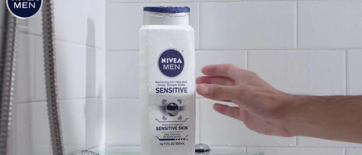 Nivea Men Sensitive Body Wash with Bamboo Extract - 16.9 fl oz