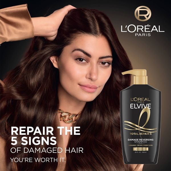 L'Oreal Paris Elvive Total Repair 5 Repairing Shampoo - 28 fl oz