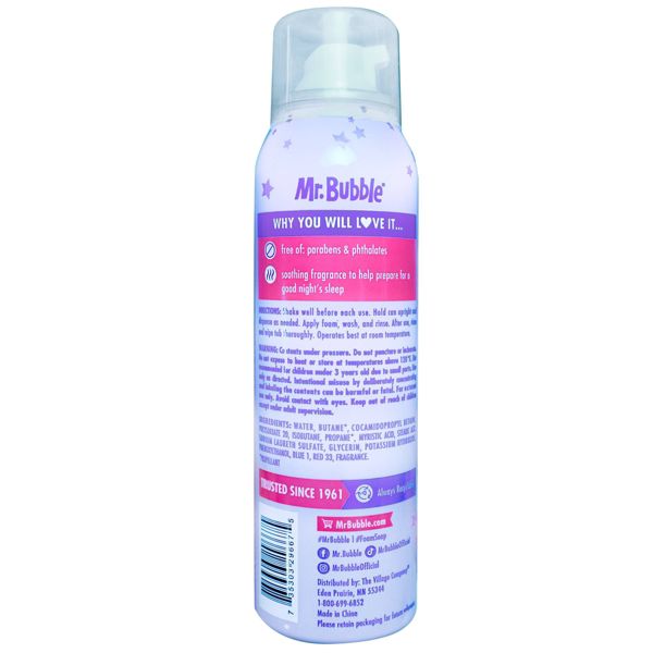 Mr. Bubble Calm & Sleep Foam Soap for Kids' - Lavender, Eucalyptus and Chamomile Scent - 4oz