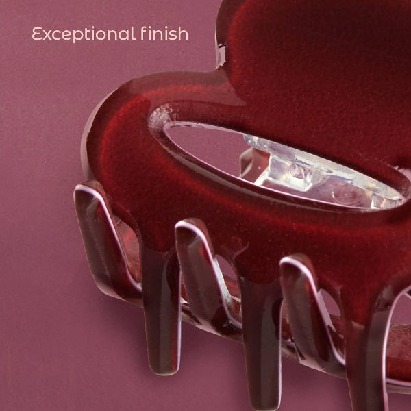 scünci | lüxe Mini Acrylic Open Cut Oval Claw Clips - 5pcs