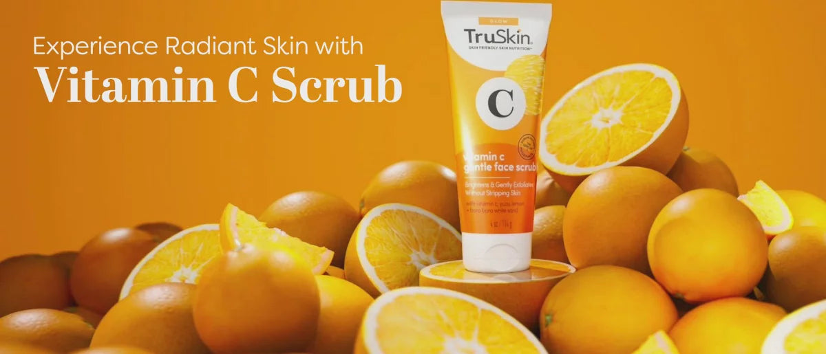 TruSkin Vitamin C Brightening Gentle Face Scrub - 4oz