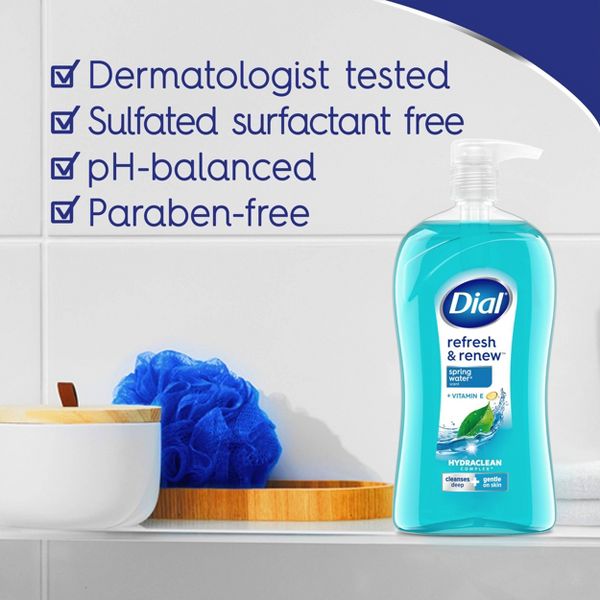 Dial Refresh & Renew Body Wash - Spring Water - 32 fl oz