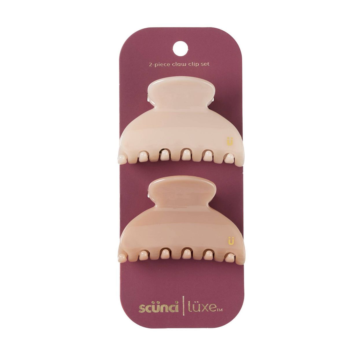 scünci | lüxe Statement Classic Claw Clips - 2pcs
