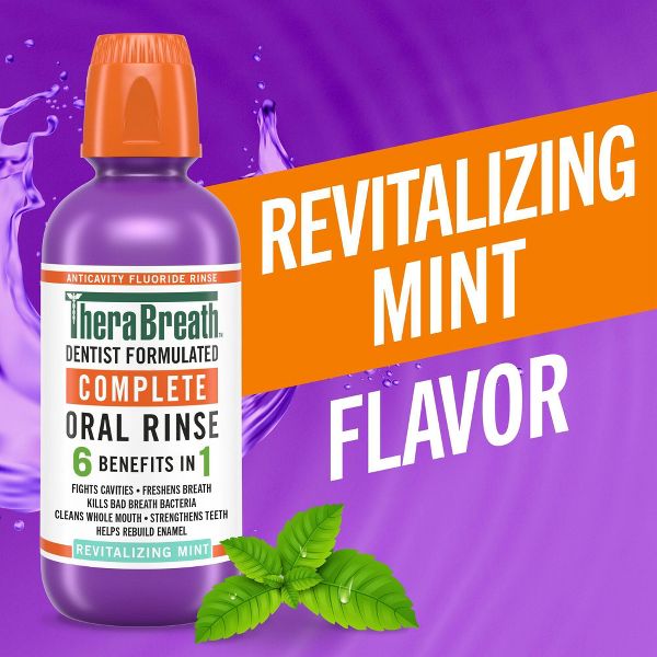 TheraBreath 4oz Sensitive Toothpaste + 16 fl oz Complete Mouthwash