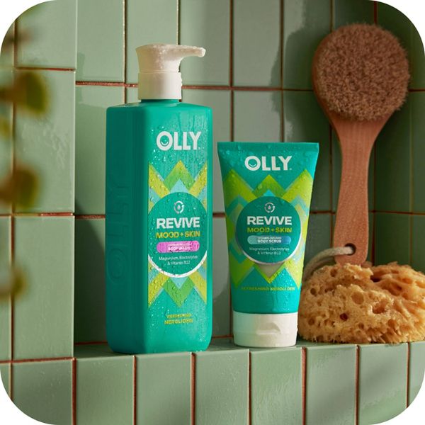 OLLY Revive Mood and Skin Vitamin-Infused Body Wash - Neroli Dew - 17 fl oz