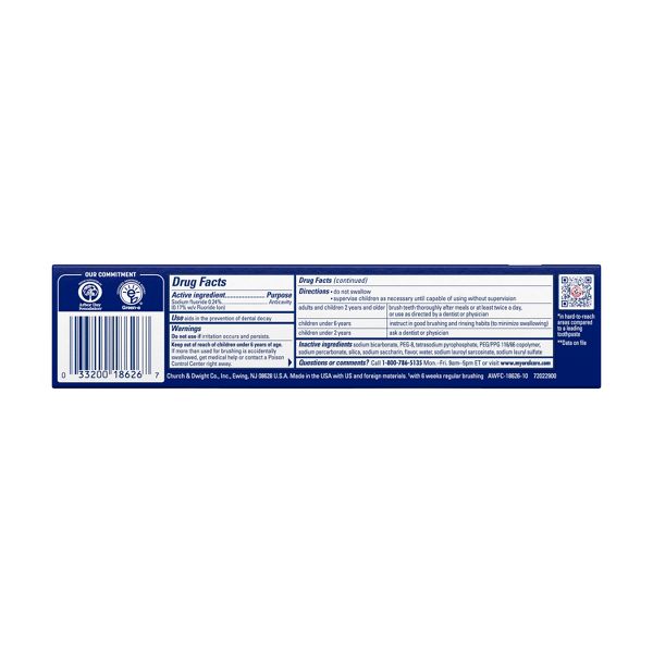 ARM & HAMMER Advance White Extreme Whitening Toothpaste - 6oz/2ct