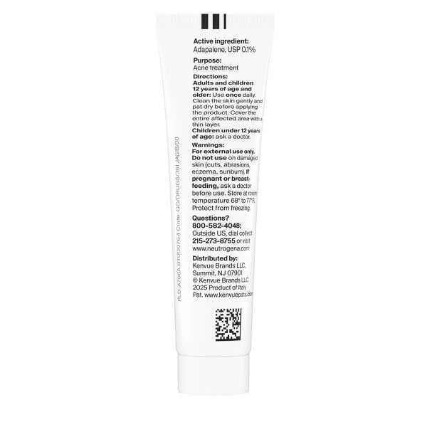 Neutrogena Evenly Clear Retinoid Acne Treatment Adapalene Gel 0.1% - 0.5 fl oz
