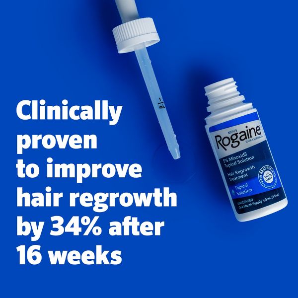 Rogaine Men's Hair Treatment Solution - Trial Size - 2 fl oz/3pk