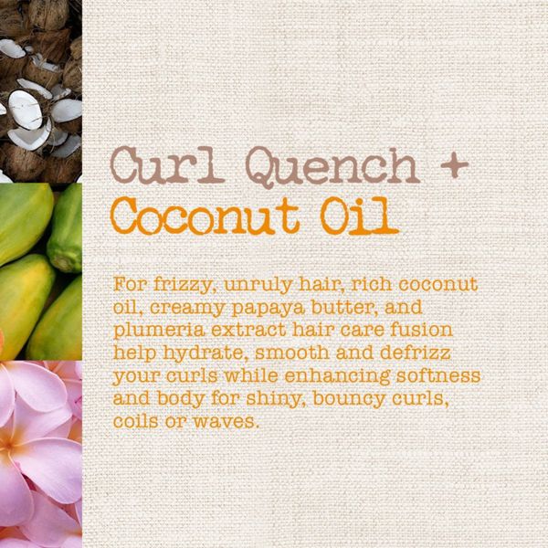 Maui Moisture Curl Quench + Coconut Oil Conditioner for Thick Curly Hair - 13 fl oz