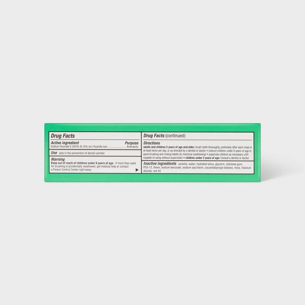 Kids' Fluoride Toothpaste - Watermelon Mint - 4.2oz - up&up™
