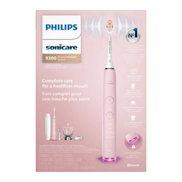 Philips Sonicare DiamondClean Smart 9300 Electric Toothbrush - Pink