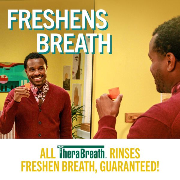 TheraBreath Deep Clean Mouthwash - Fresh Mint - 3oz