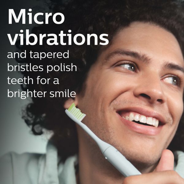 Philips One by Sonicare Battery Electric Toothbrush Model HY1100/01 with Travel Case and Brush Head - Coral