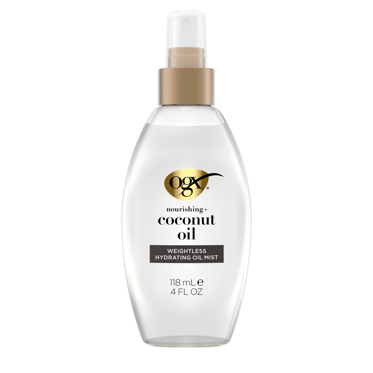 OGX Nourishing Coconut Oil Weightless Hydrating Oil Mist Lightweight Leave-In Hair Treatment - 4.0 fl oz