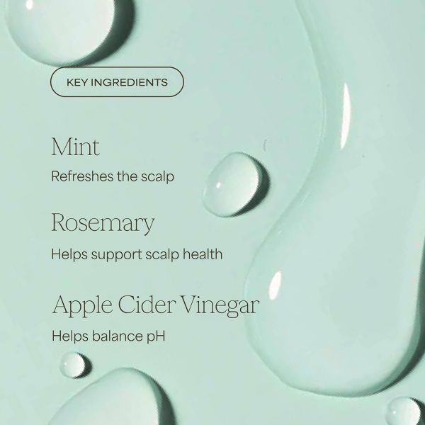 Raw Sugar The Rosemary Vinegar Rinse Shampoo Alternative - Rosemary + Mint - 6 fl oz