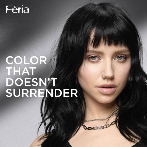 L'Oreal Paris Feria High Intensity Shimmering Color Power Red - R48 Intense Deep Auburn - 1 Kit