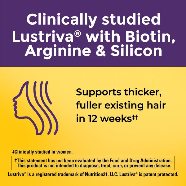 Nature Made Hair Growth Complex with Lustriva Softgels - 30ct