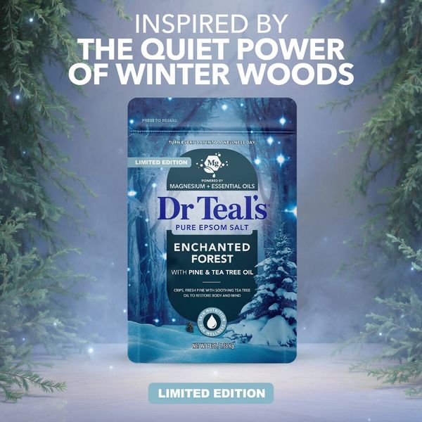 Dr Teal's Epsom Salt Magnesium Soak - Enchanted Forest with Pine & Tea Tree Oil - 3lbs