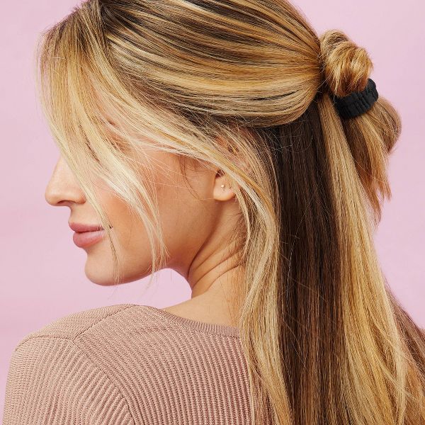 scünci | lüxe Soft Textured Ponytailers with Storage Bag - All Hair - 24pcs