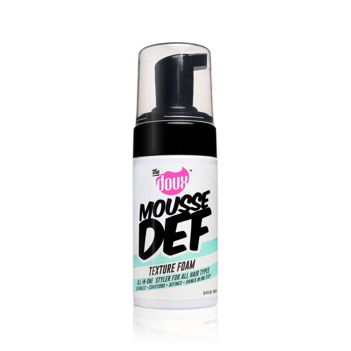 The Doux Mousse Def Texture Foam Curl Enhancer - 3.4 fl oz: Vegan, For Textured Hair, All Hair Types, Foam Formula