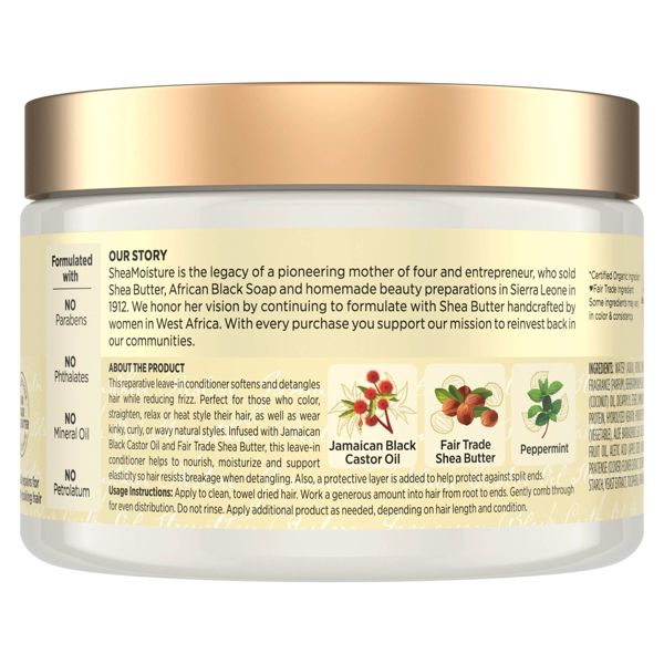SheaMoisture Jamaican Black Castor Hair Oil Reparative Leave-In Conditioner - 11.5 fl oz