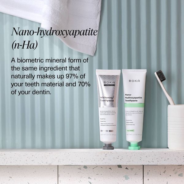 Boka Ela Mint- Fluoride Free- Nano Hydroxyapatite Toothpaste - 3.4oz