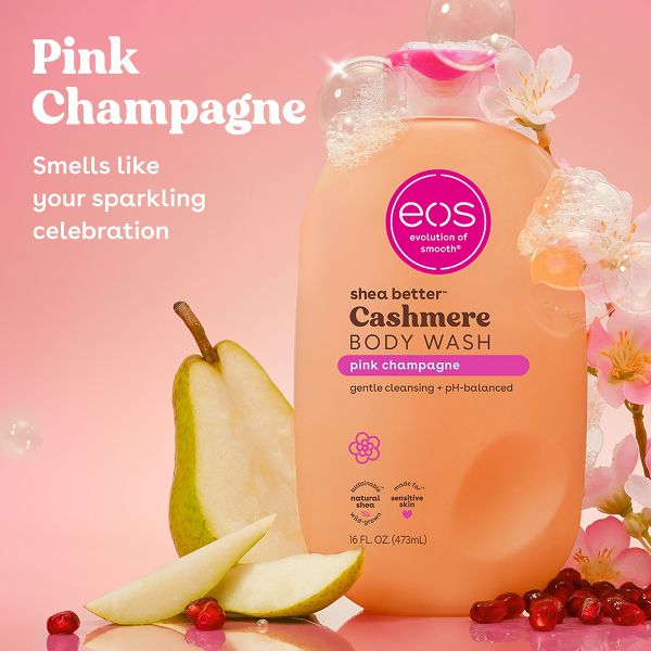 eos Shea Better Cashmere Body Wash - Pink Champagne - 16 fl oz