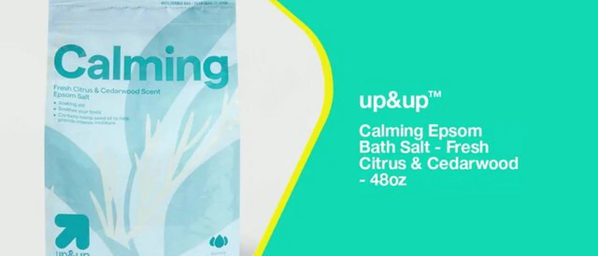 Calming Epsom Bath Salt - Fresh Citrus & Cedarwood - 48oz - up&up™