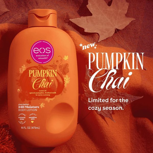 eos 24H Moisture Body Lotion - Pumpkin Chai - 16 fl oz