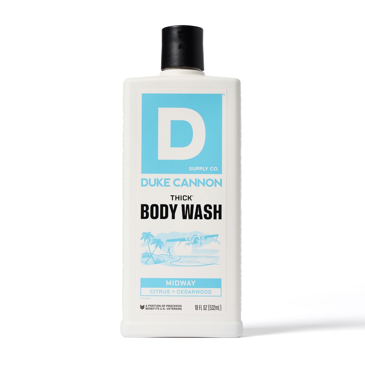 Duke Cannon Supply Co. THICK Men's Body Wash - Midway - 18 fl oz