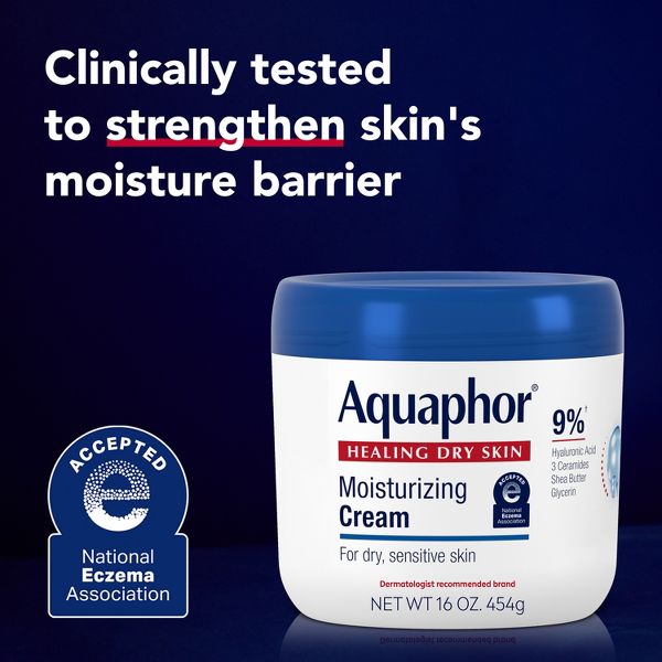 Aquaphor Moisturizing Body Cream Unscented - 16oz