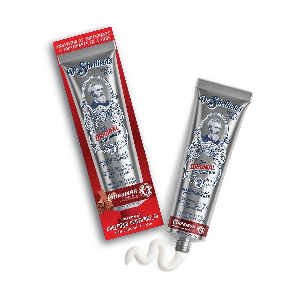 Dr. Sheffield's Certified Natural Toothpaste - Cinnamon - 5oz/2pk