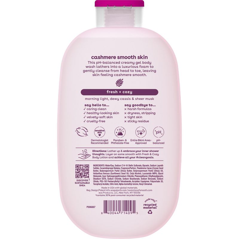 eos Shea Better Cashmere Body Wash - Fresh & Cozy - 16 fl oz