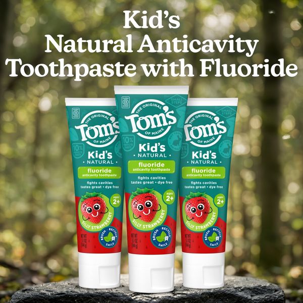 Tom's of Maine Kids Anticavity Fluoride Natural Toothpaste - Silly Strawberry - 5.1oz