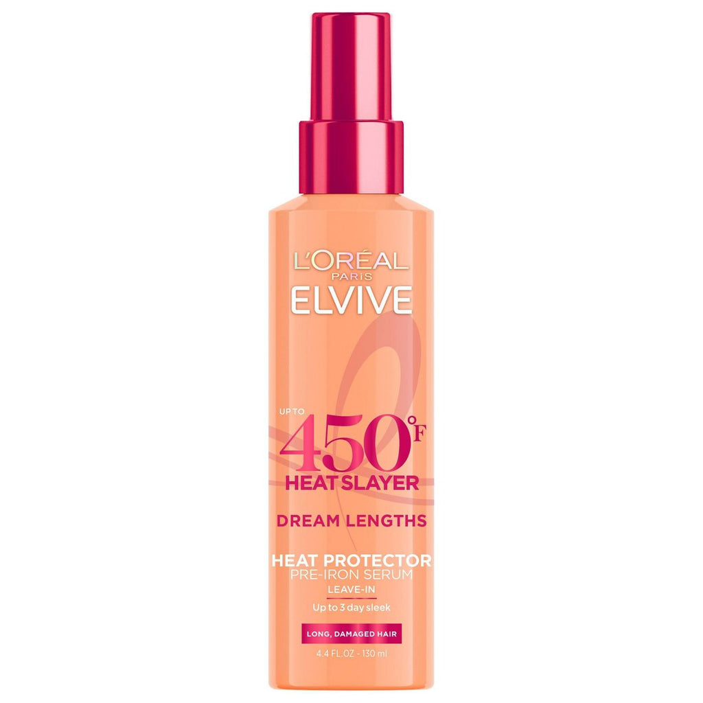 L'Oreal Paris Elvive Dream Lengths Heat Slayer Pre-Iron Leave-In Spray - 4.4oz