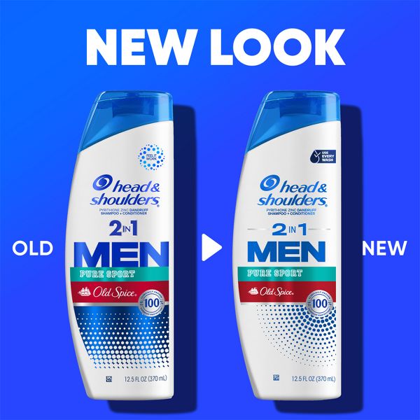 Head & Shoulders Old Spice Pure Sport Anti-Dandruff 2-in-1 Shampoo + Conditioner - 12.5 fl oz