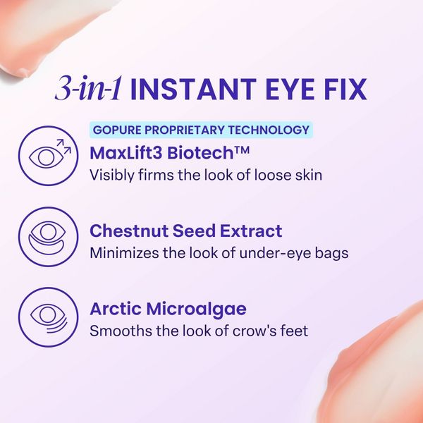 goPure Instant Eye Lift Gel - 0.34 fl oz