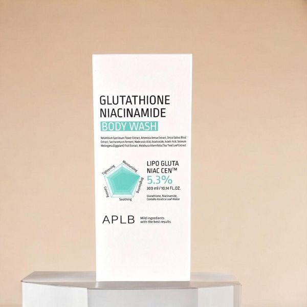APLB Glutathione Niacinamide Body Wash (10.14 oz) - Reveal your skin's natural radiance with every wash
