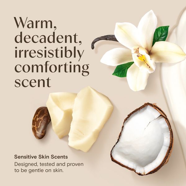 Aveeno Daily Moisturizing Lotion with Soothing Prebiotic Oat for Sensitive Skin -Hypoallergenic- Cocoa Butter Vanilla Scent - 18 fl oz