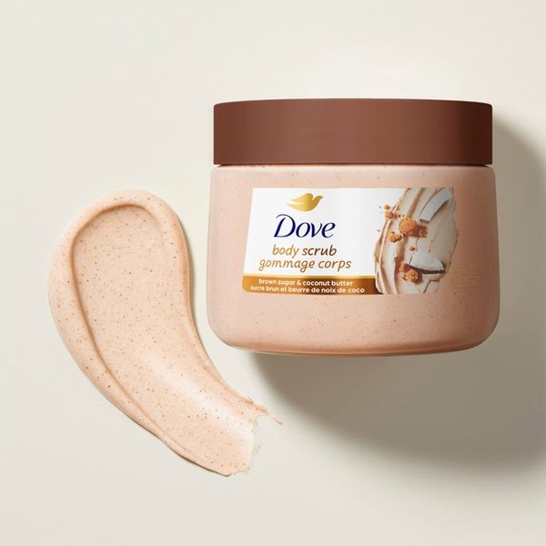 Dove Beauty Exfoliating Body Scrub - Brown Sugar & Coconut Butter - 15oz