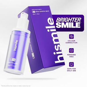 Hismile V34 Tooth Whitening Colour Corrector Serum - 30ml