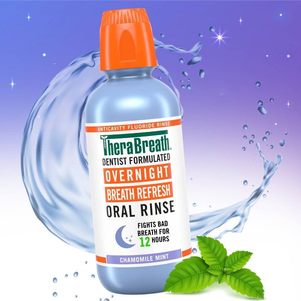 TheraBreath Overnight Mouthwash - 16 fl oz