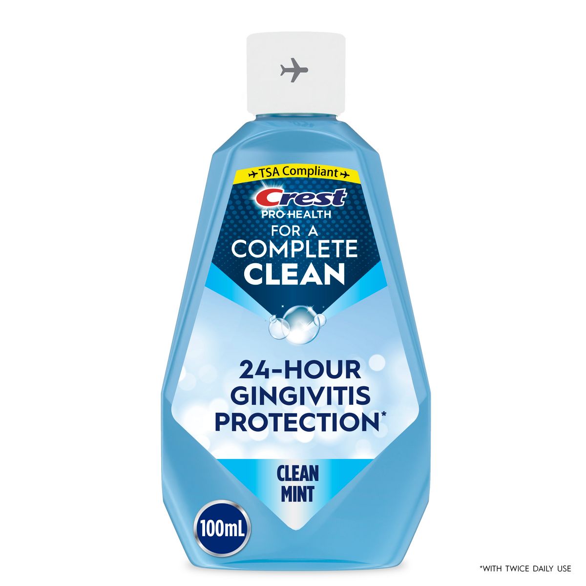 Crest Pro Health Complete Clean Mouthwash - Clean Mint - 100ml