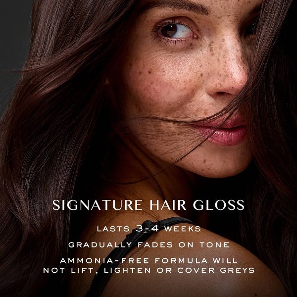 Kristin Ess Hair Gloss in Cherry Cola for Warm Red Brown Hair - Semi Permanent Dye + Toner - 4 fl oz
