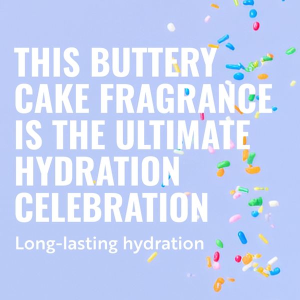 Jergens Shea Fusion Confetti Cake, Scented Body Lotion with Vitamin E - 14 fl oz
