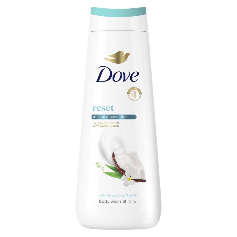 Dove Beauty Body Wash - Tropical Coconut & Lime - 20 fl oz