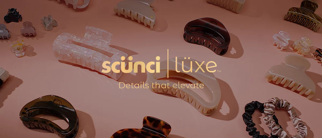 scünci | lüxe No-Slip Grip Active Hosiery Ponytailers with Storage Bag - All Hair - 10pcs: Spandex, Elastic, Hair Styling